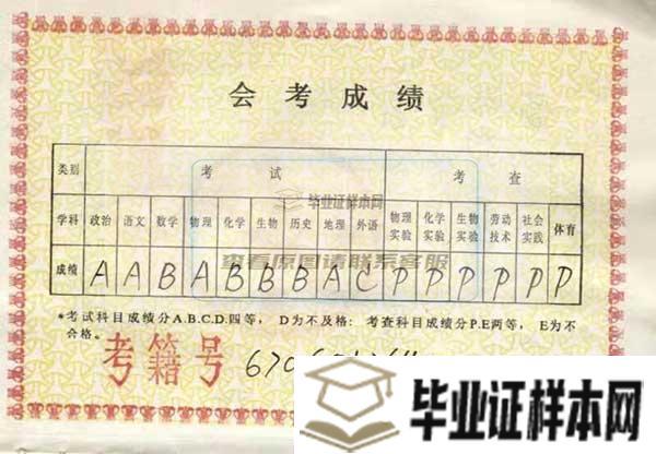 白银市高中毕业证样本/图片_白银高中学校名单