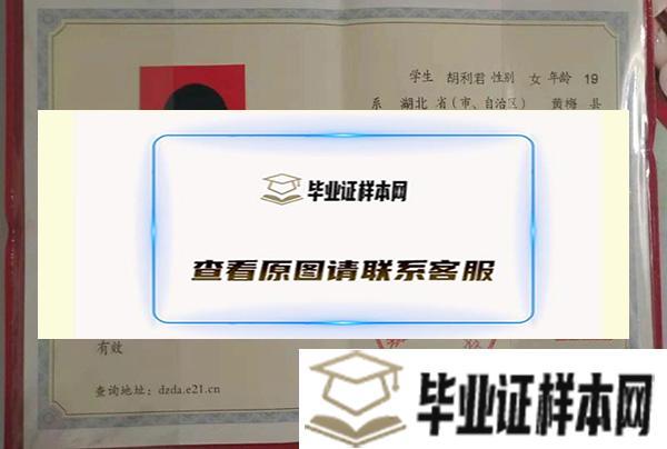 武汉市第十七中学毕业证样本