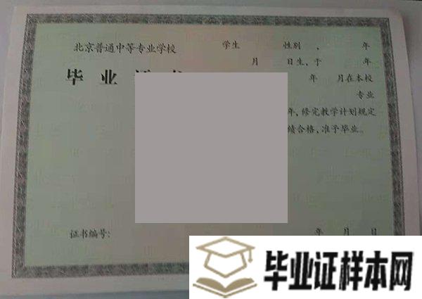 北京石窝雕塑艺术学校2009年毕业证