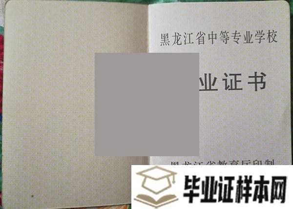 黑龙江省工程学校12年毕业证