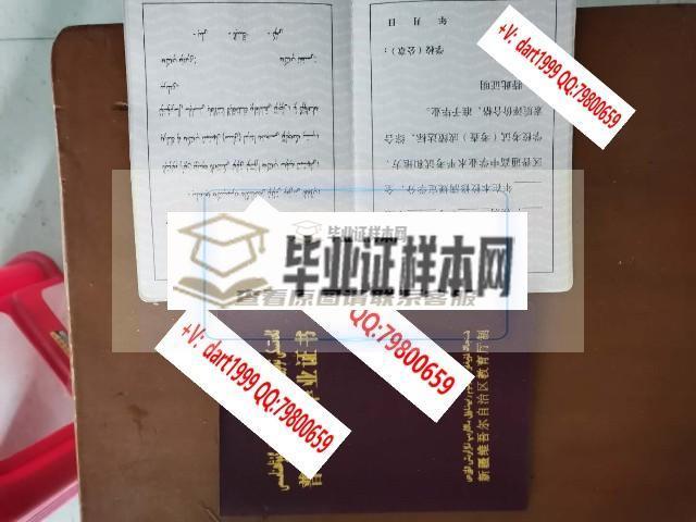 新疆高中毕业证样本(图1)