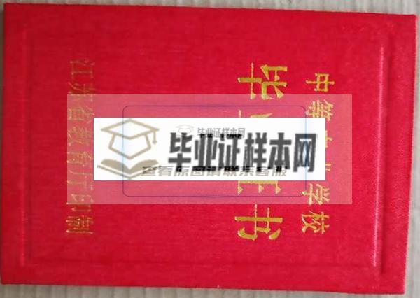 南京市第十三中學畢業證外殼
