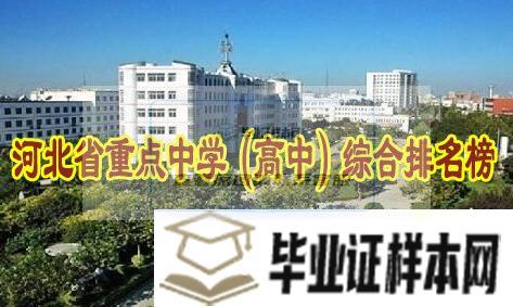 河北省重点中学（高中）综合排名榜