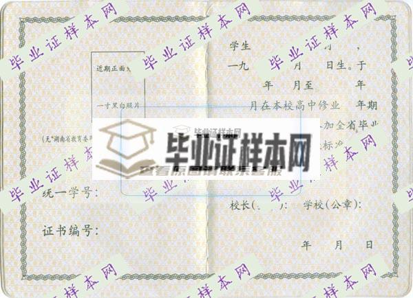 湖南高中毕业证(图4)