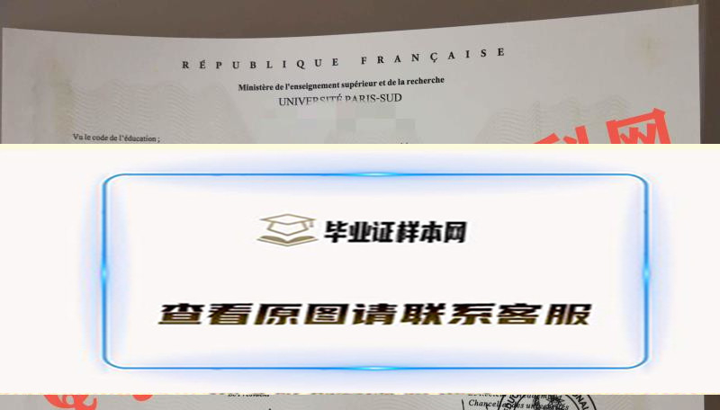 巴黎第十一大学毕业证样本