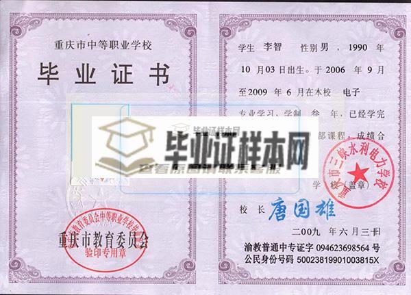 重庆市中专毕业证(图6)