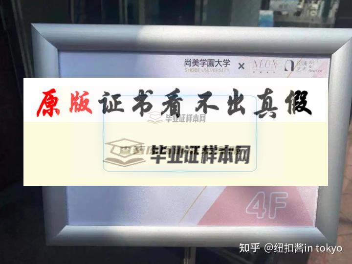 日本?尚美學園大學畢業證書模板