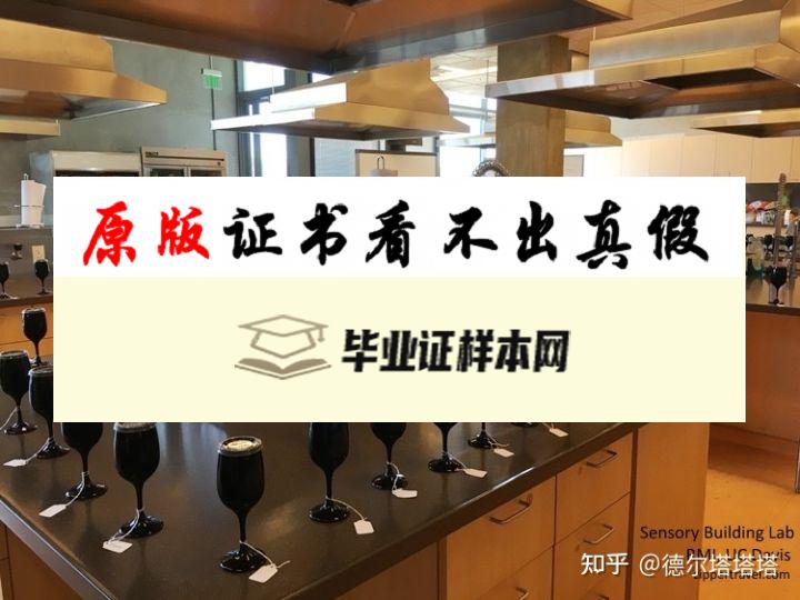 加利福尼亚大学戴维斯分校毕业证书模板