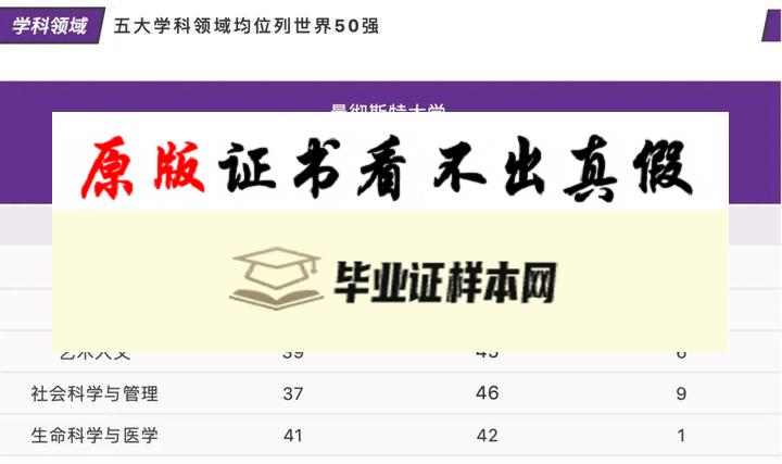 英国曼彻斯特大学毕业证书模板