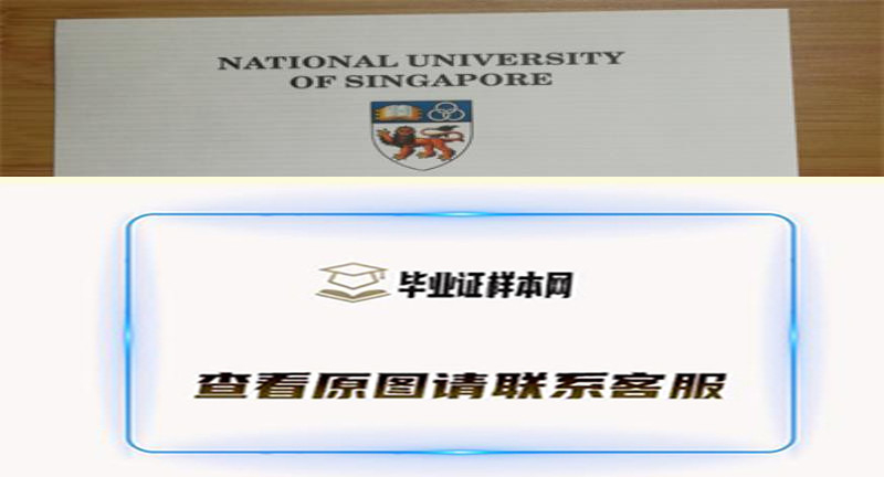 ​新加坡国立大学毕业证书模板高清图片