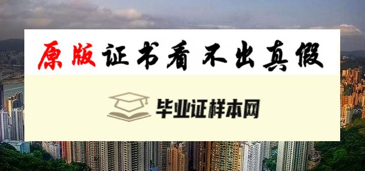 香港大学毕业证书模板