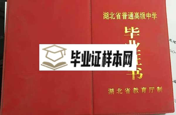 天门市岳口高级中学毕业证样本图片_校长