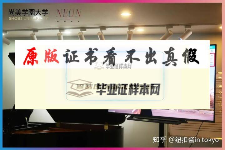 日本?尚美學園大學畢業證書模板