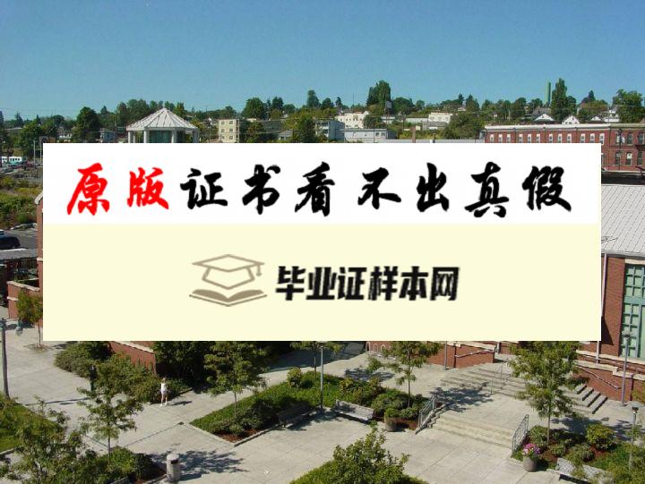 美国华盛顿大学毕业证书模板