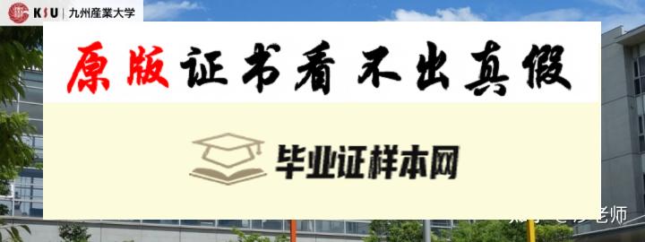 日本九州大学毕业证书模板