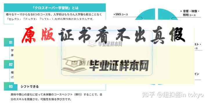 日本?尚美學園大學畢業證書模板