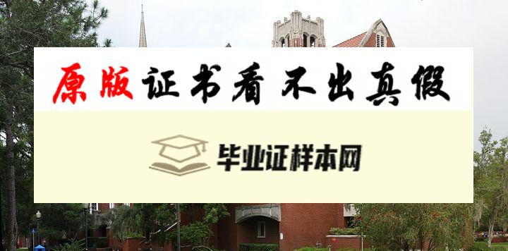 美国佛罗里达州立大学毕业证书模板