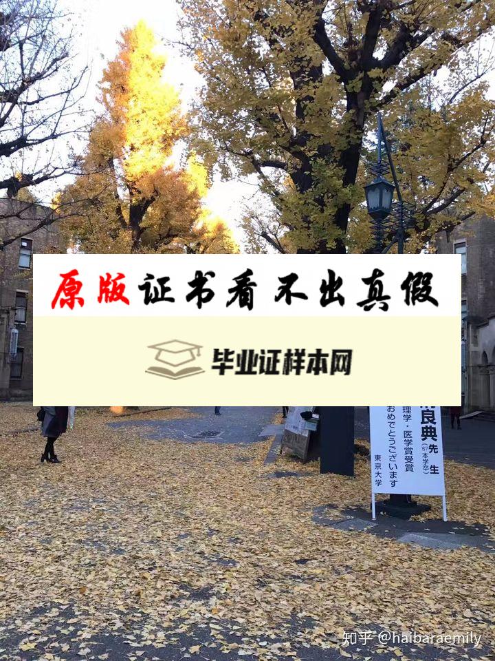 ​日本东京大学毕业证书模板