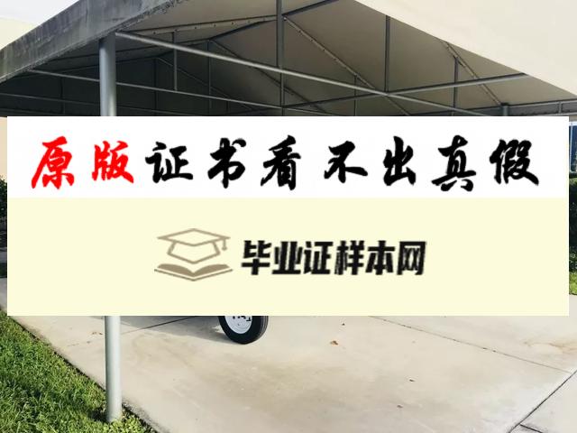 美国佛罗里达国际大学毕业证书模板