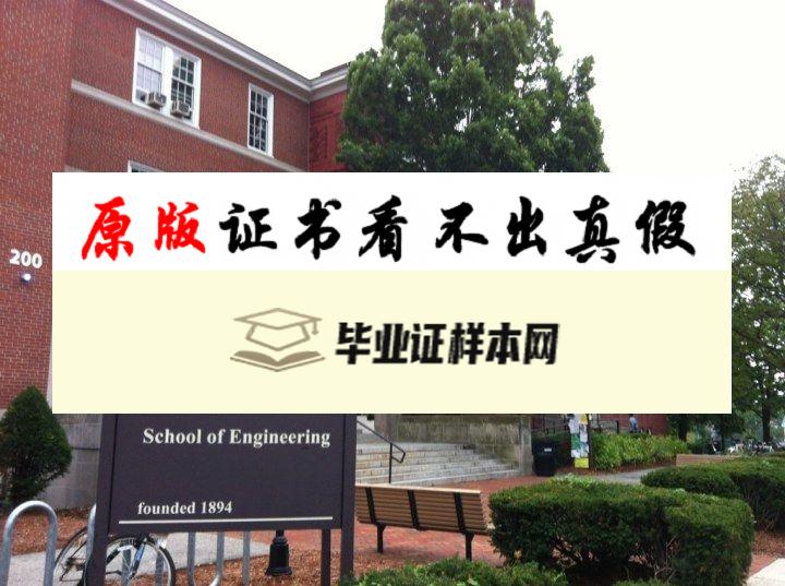 ​美国塔夫茨大学毕业证书模板