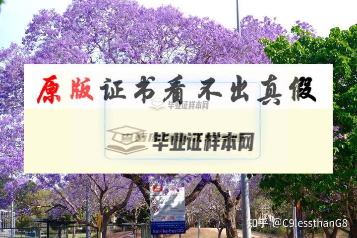 澳大利亞昆士蘭大學畢業證書模板