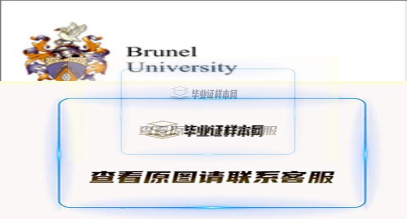 布鲁内尔大学成绩单样本|英国大学镭射文凭购买插图
