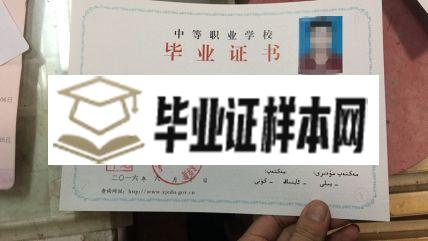 阿克苏职业技术学院中专毕业证样本