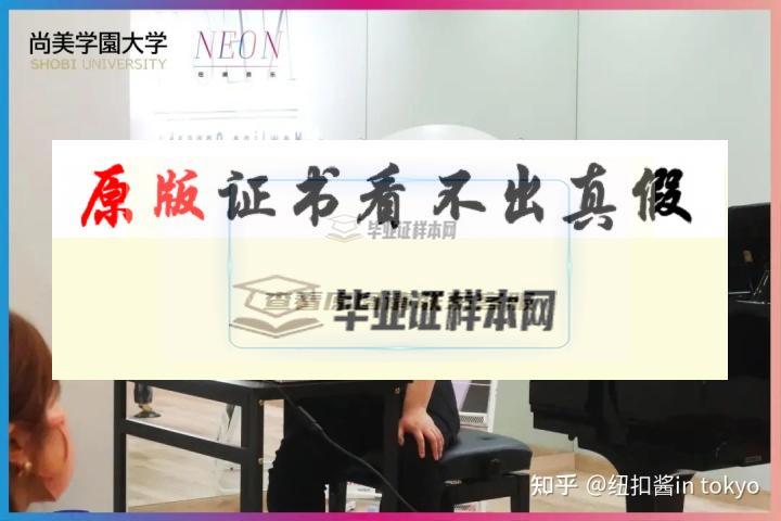 日本?尚美學園大學畢業證書模板