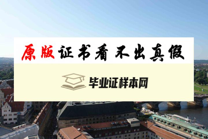 美国德累斯顿工业大学毕业证书模板