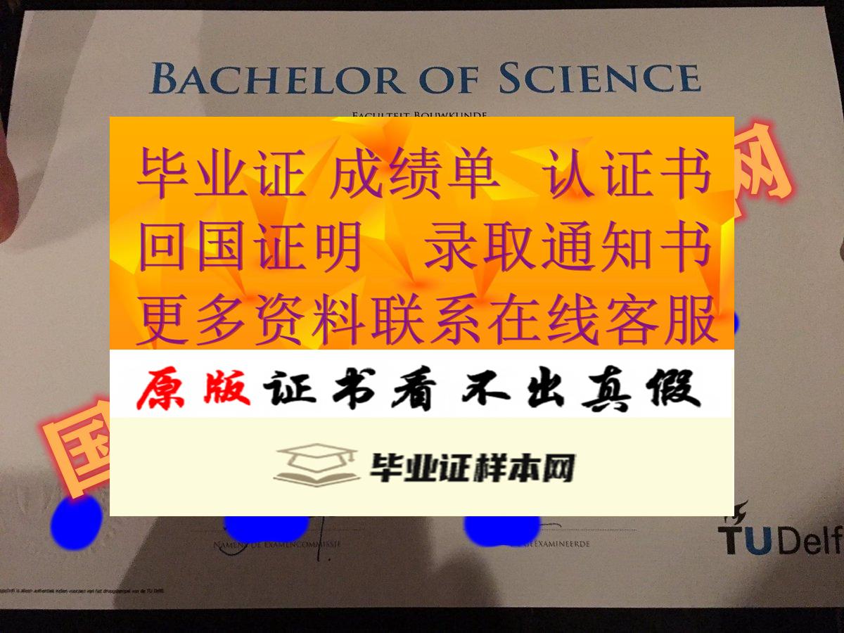 最新荷兰：代尔夫特理工大学毕业证书样本