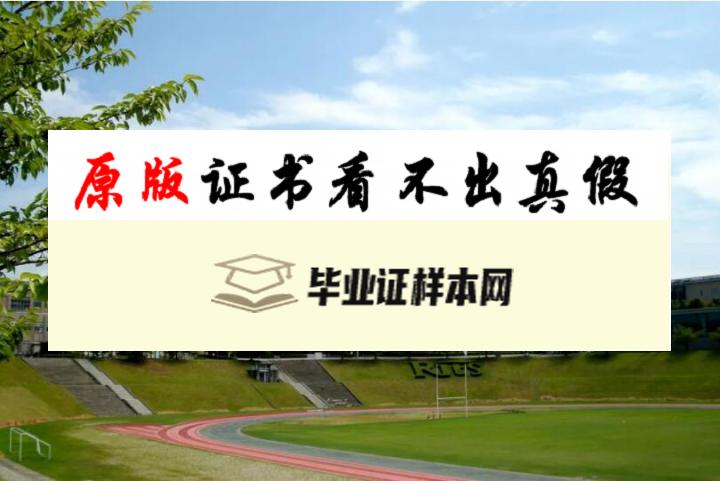 日本立命馆大学学位记毕业证书模板