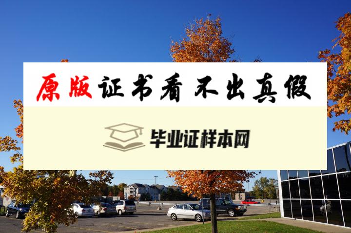 美国密歇根大学毕业证书模板