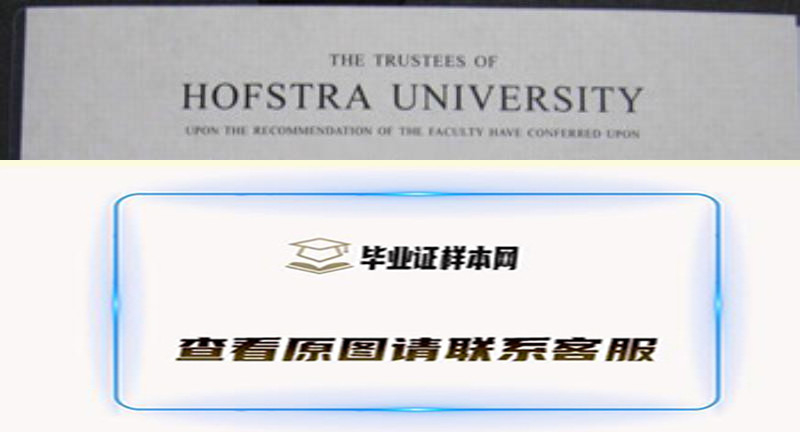 美国霍夫斯特拉大学实拍烫金文凭样本