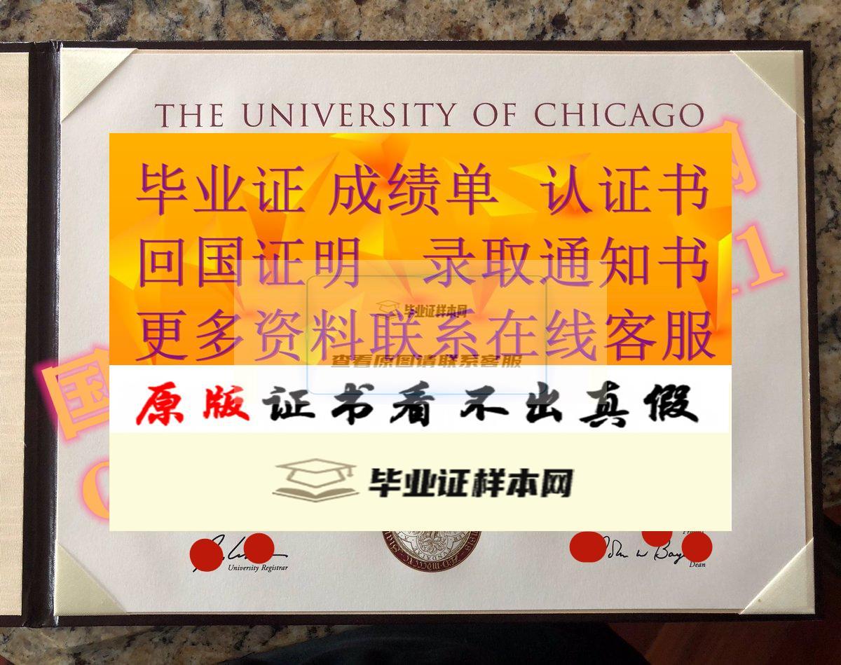 美国芝加哥大学毕业证样本