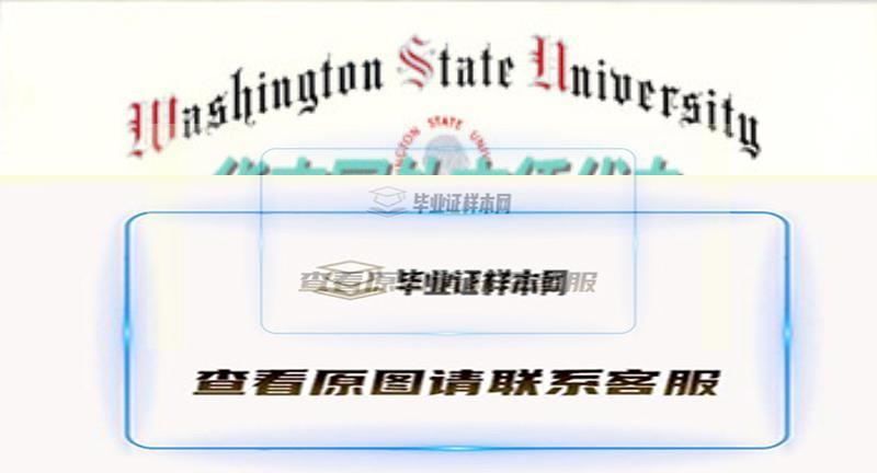 美国华盛顿州立大学文凭WSU样本插图