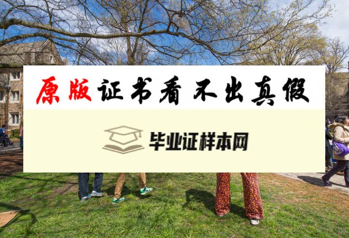 美国杜克大学毕业证书模板