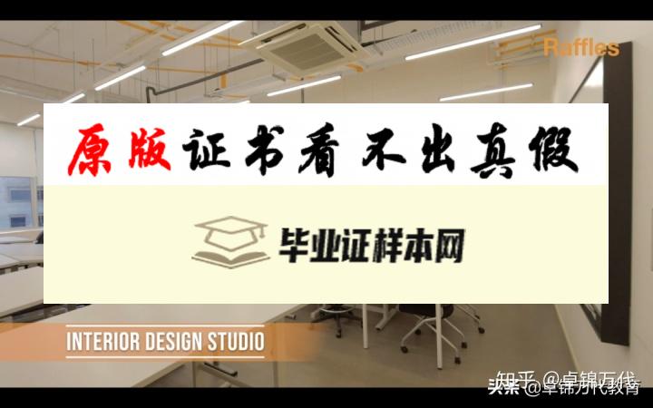 新加坡莱佛士艺术设计学院毕业证书模板
