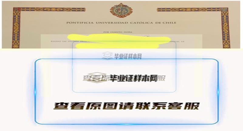 展示智利天主教大学毕业证书样本