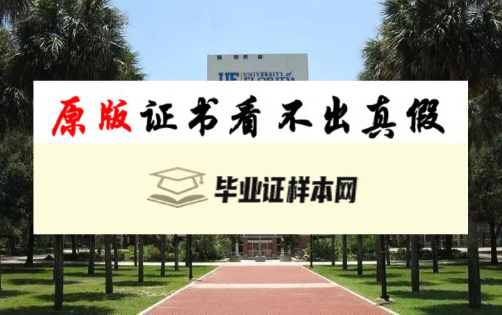 美国佛罗里达大学毕业证书模板