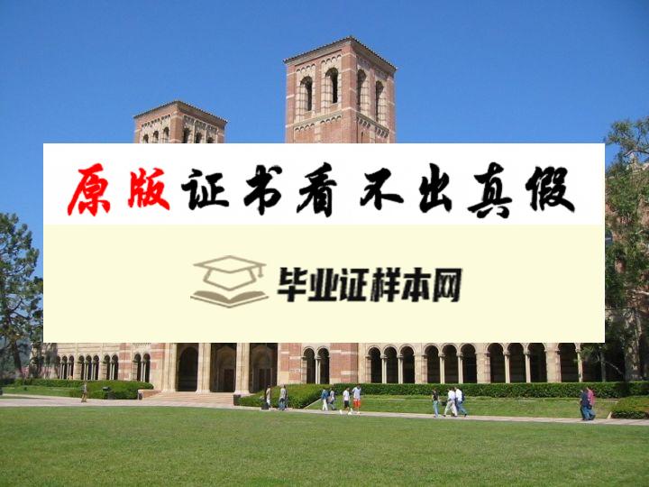 美国​加州大学洛杉矶分校毕业证书模板