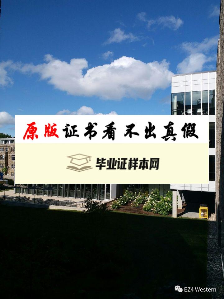 加拿大韦仕敦大学毕业证书模板