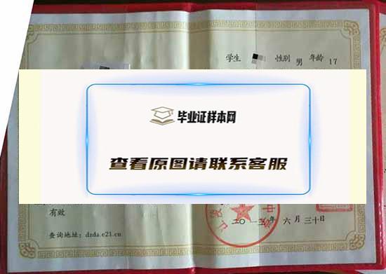 湖北省2012年高中毕业证
