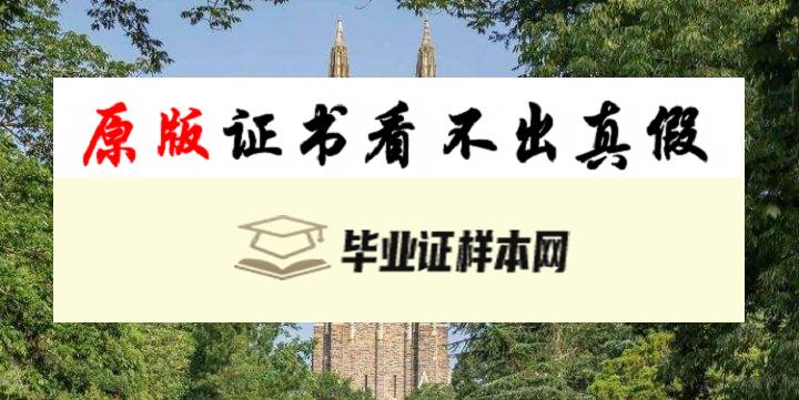 美国杜克大学成绩单样本