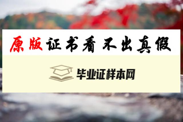 西日本工业大学毕业证书模板