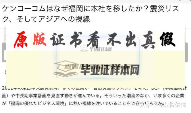 日本九州國際大學畢業證書模板