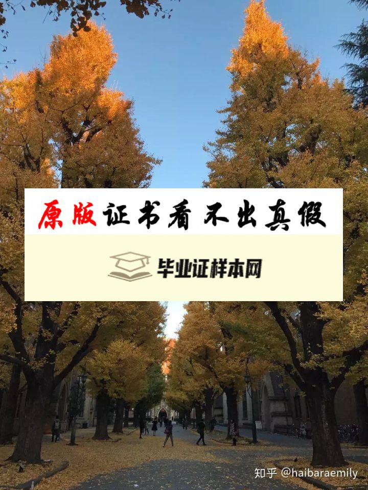 ​日本东京大学毕业证书模板