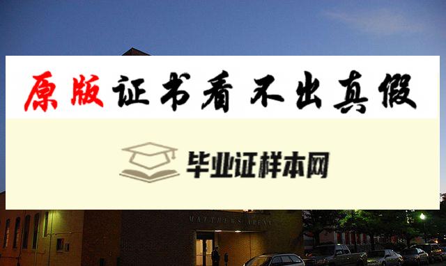 美国东北大学毕业证书模板