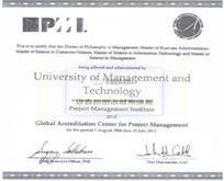美国管理技术大学毕业证书模板 University of Management and Technology插图4