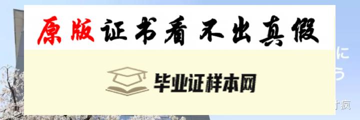 日本神奈川大学毕业证书模板