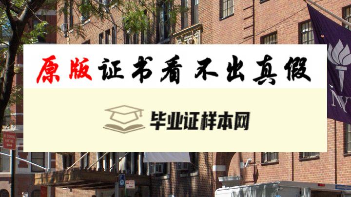 美国纽约大学毕业证书样本 New York University